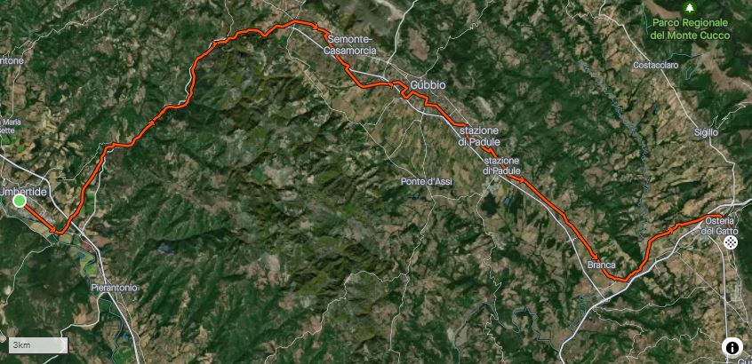 Ex ferrovia Umbertide-Fossato: una ciclovia a metà