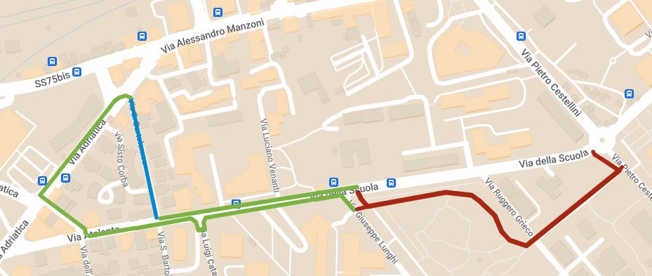 La rete ciclabile di Ponte San Giovanni