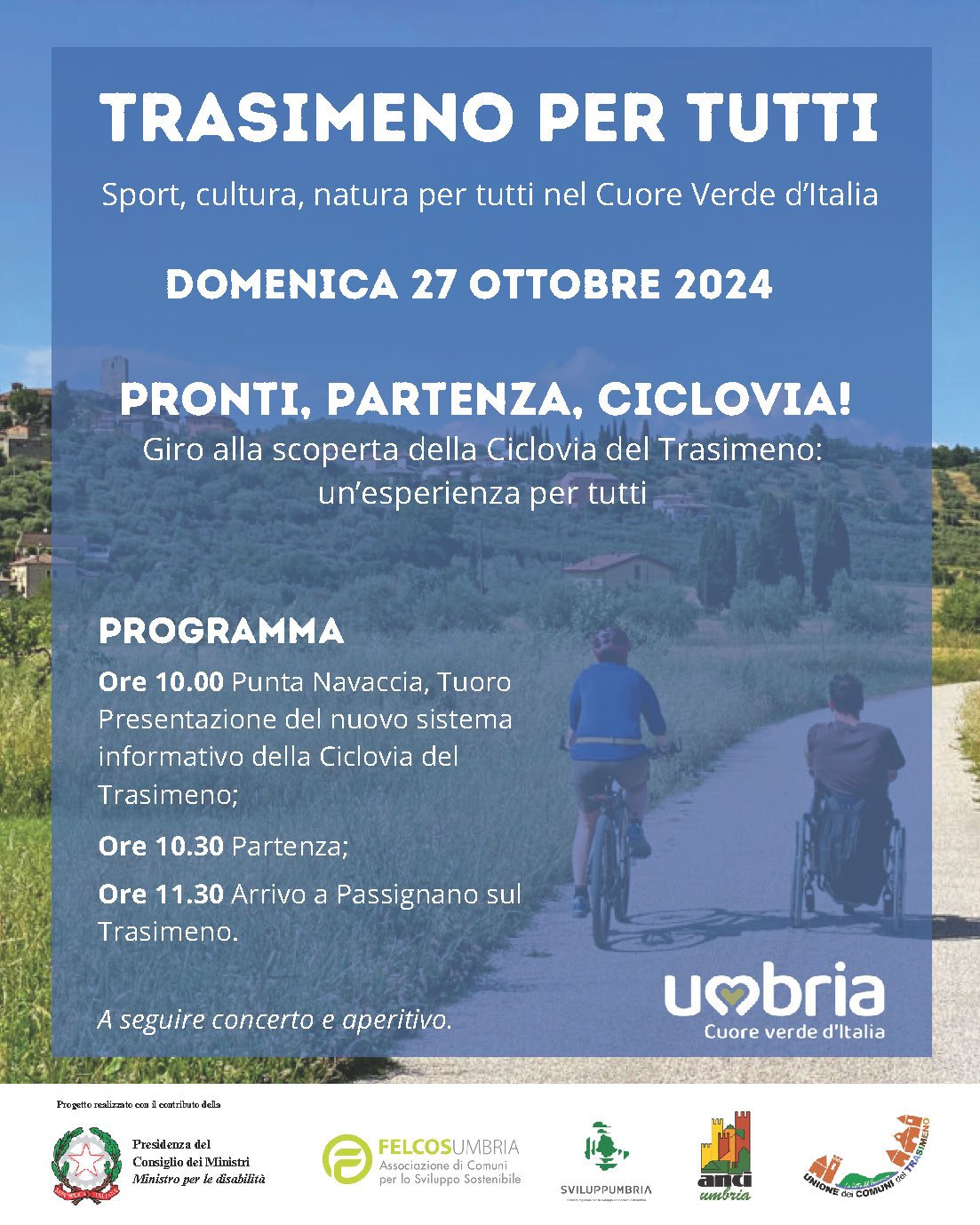 27 ottobre 2024: PRONTI, PARTENZA, CICLOVIA!
